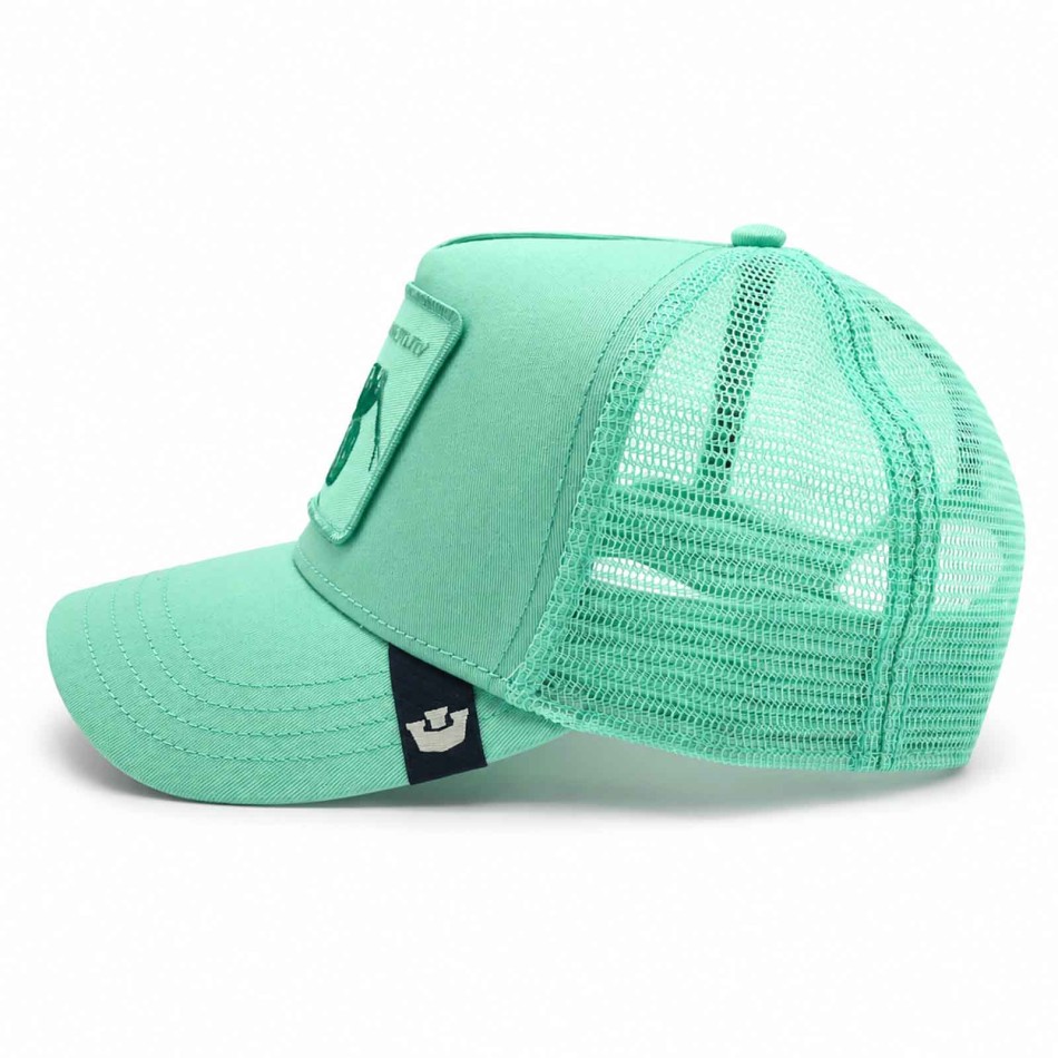 Goorin Bros Trucker Cap Serpent Outlaw Gummy Wassergrün