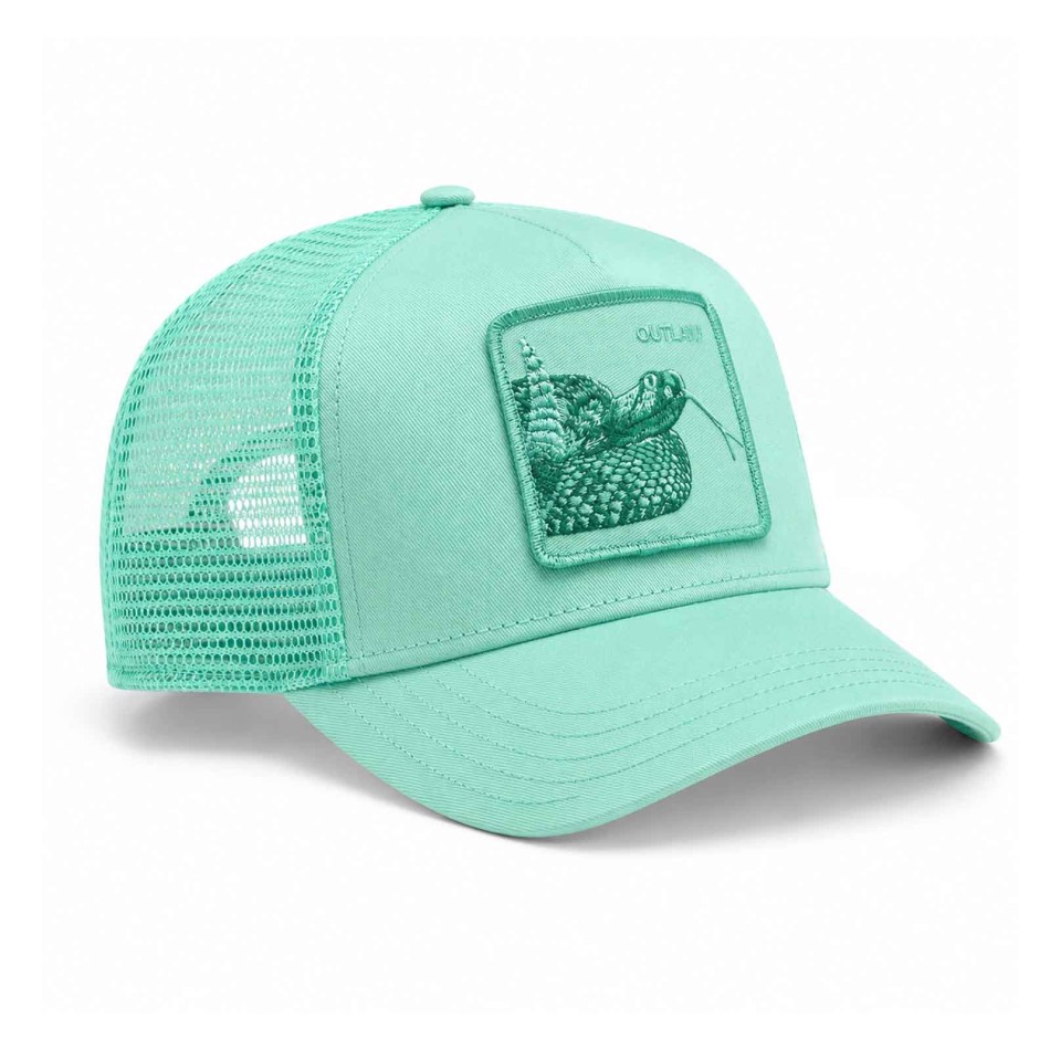Goorin Bros Gorra Serpiente Trucker Outlaw Gummy Water Verde
