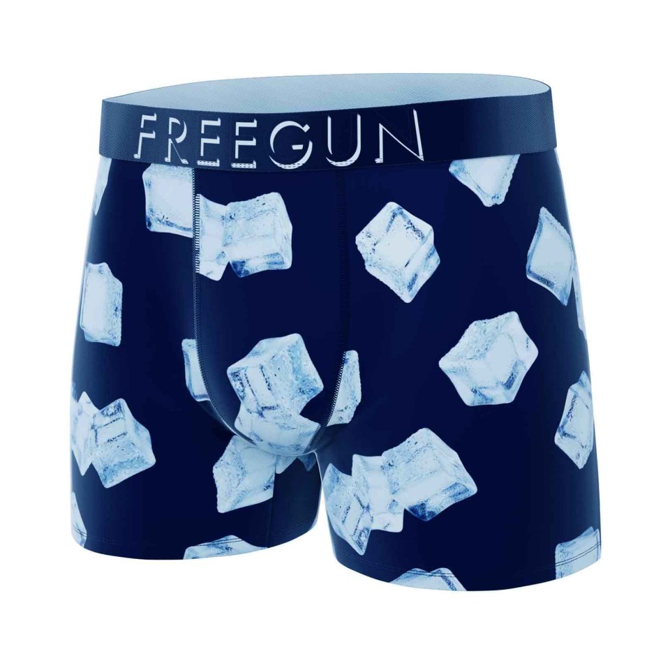 FREEGUN Boxer Homme Microfibre Glaçon – Boxer Homme Original Respirant | French Market