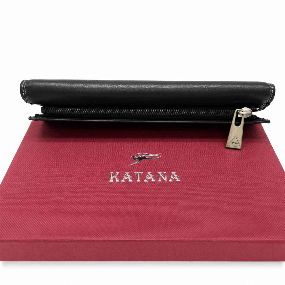 Cartera de piel para mujer KATANA Companion Anti-RFID
