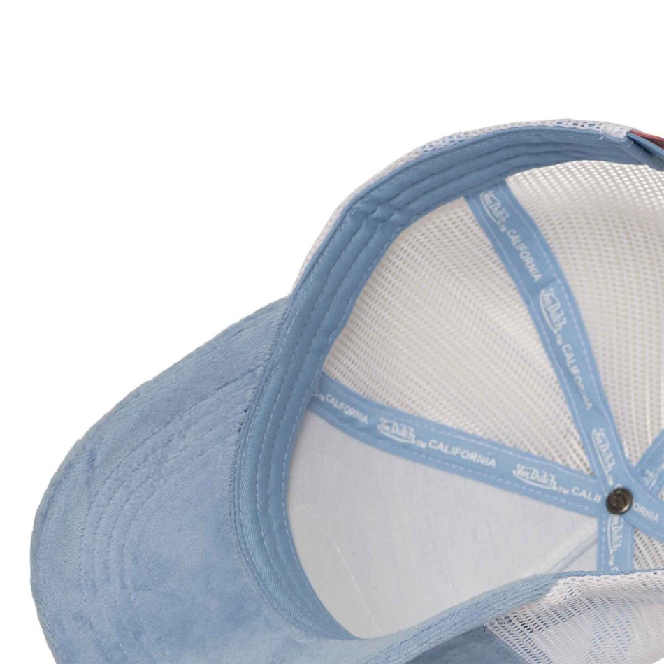 VON DUTCH Cappellino Trucker in velluto Kylie Donna Uomo