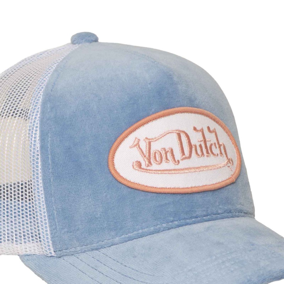 VON DUTCH Kylie Velvet Trucker Cap for Women and Men
