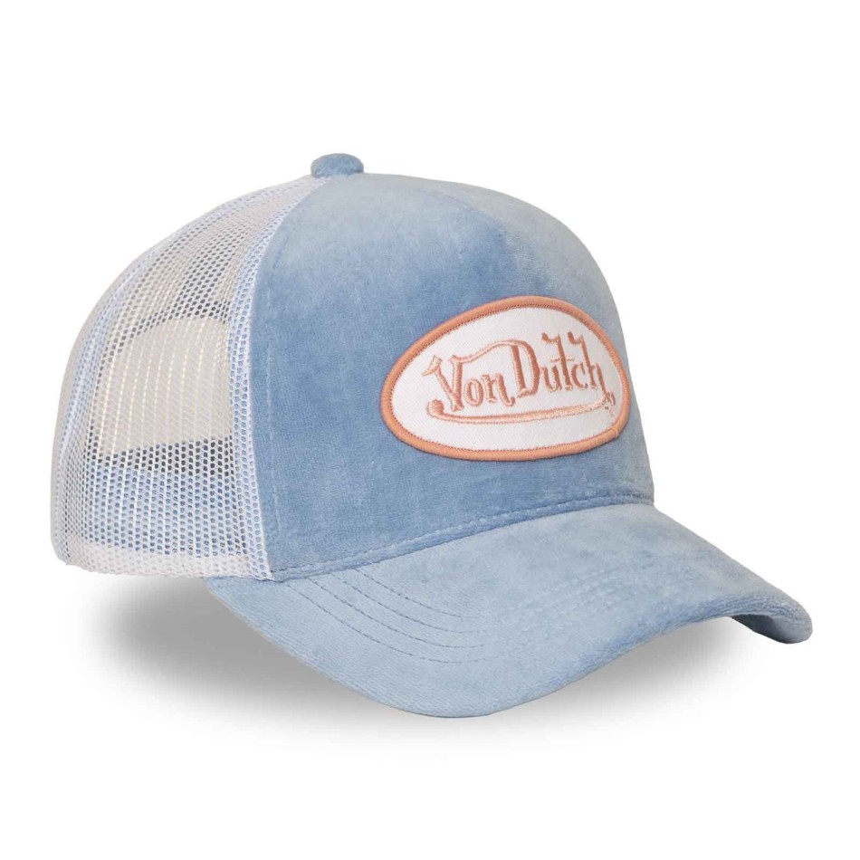VON DUTCH Gorra Trucker de terciopelo Kylie para mujer y hombre