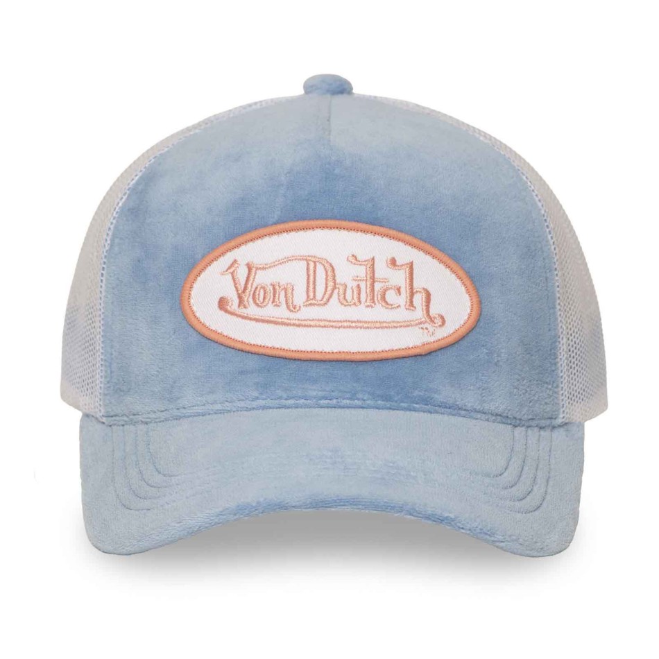 VON DUTCH Cappellino Trucker in velluto Kylie Donna Uomo