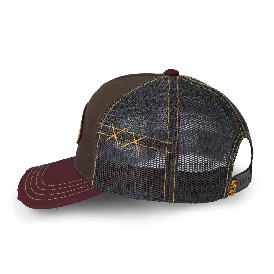 VON DUTCH Gorra Trucker con efecto desgastado, gris, para hombre y mujer