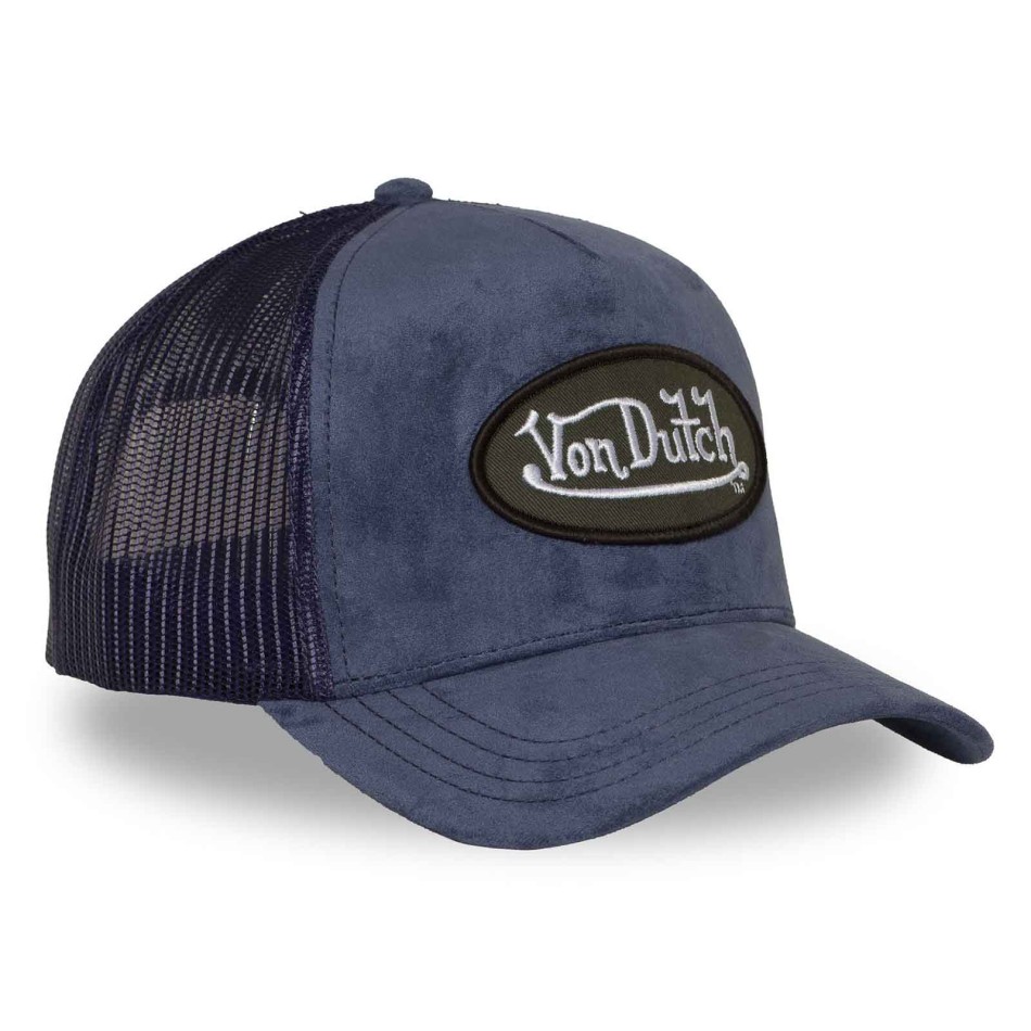 VON DUTCH Suede-Like So Cal Life Trucker Cap