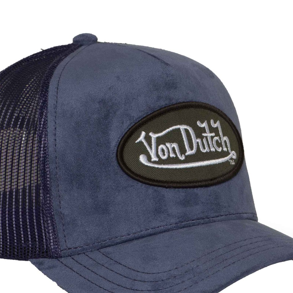 VON DUTCH Suede-Like So Cal Life Trucker Cap