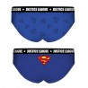Lot de 2 Boxers Justice League Fille en Coton Superman (Boxers/Shorty) Freegun chez FrenchMarket