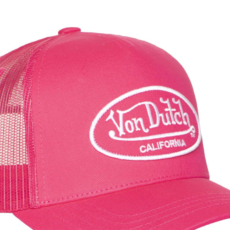 Trucker pet Von Dutch Effen met gesp - Klassiek logo - Diverse kleuren - Unisex