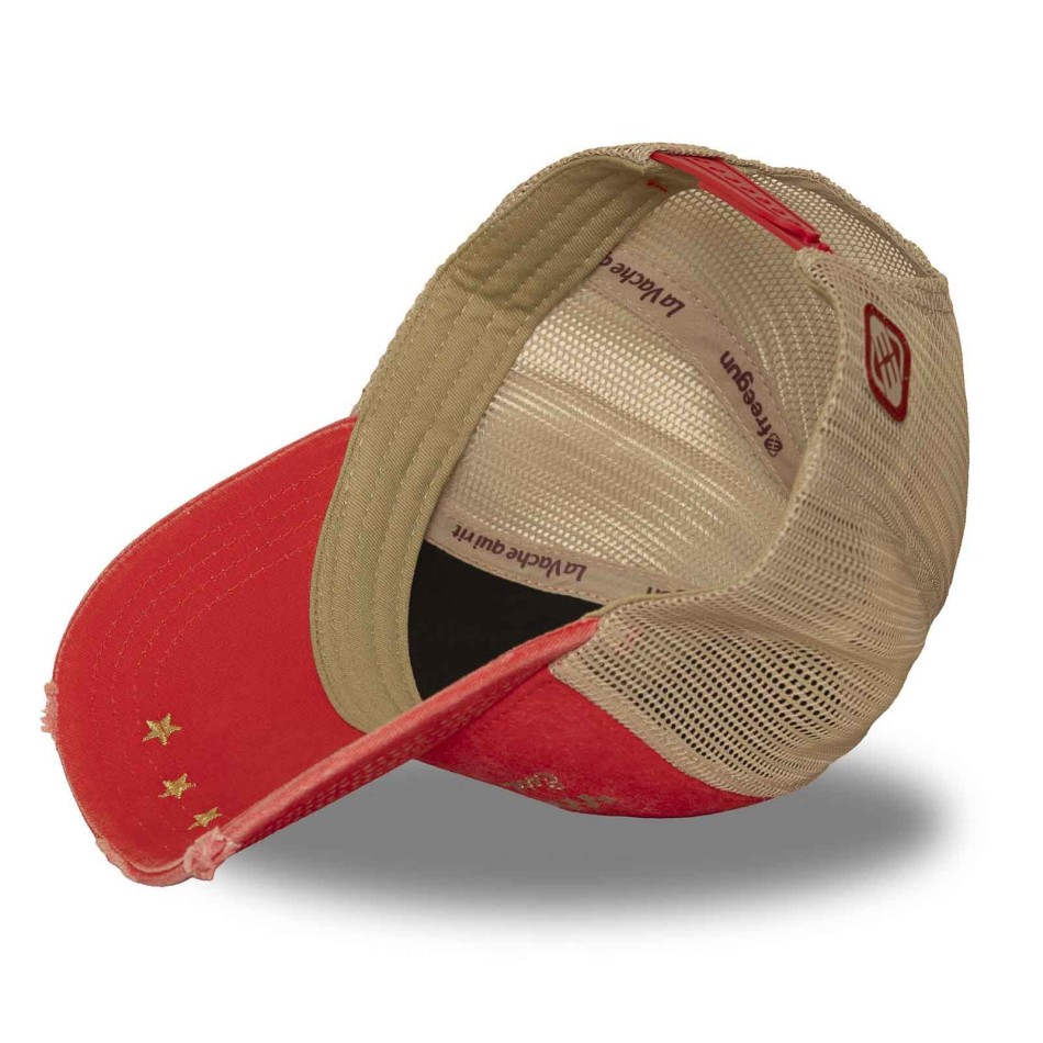 FREEGUN Casquette Trucker La Vache qui rit Estd 1921
