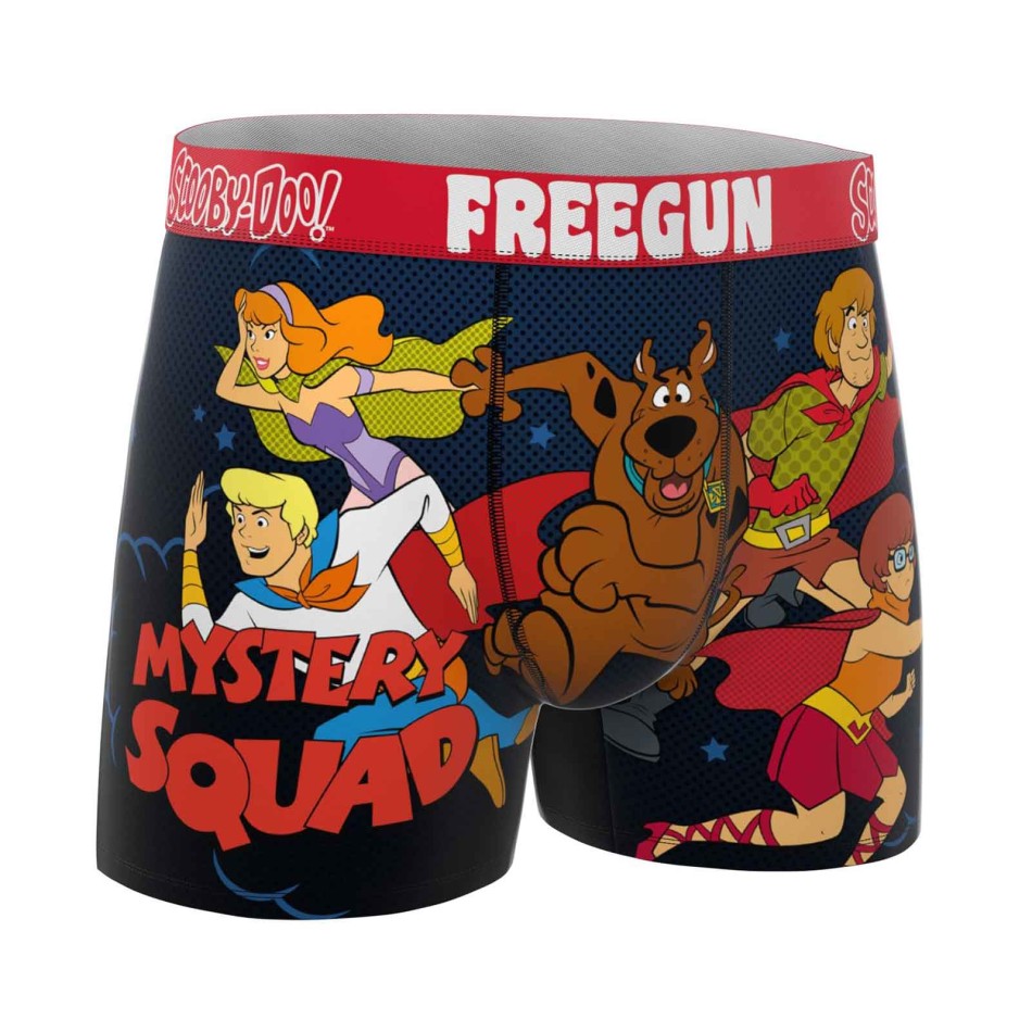 FREEGUN Set of 3 Scooby-Doo Microfibre Boys’ Boxer Shorts