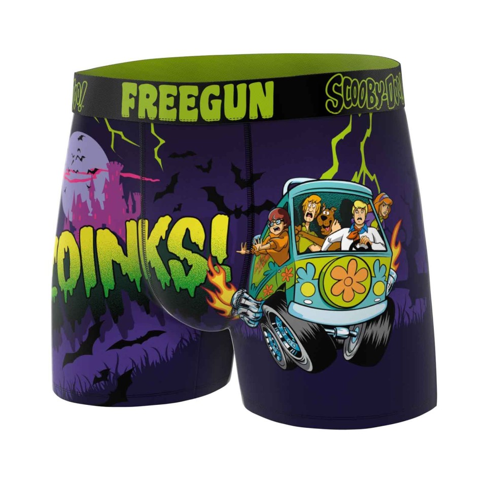 FREEGUN Men’s Scooby-Doo Microfibre Boxer Shorts