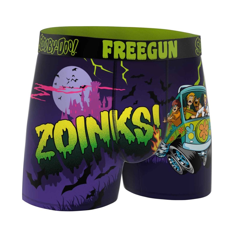 FREEGUN 3er-Pack Herren-Boxershorts Scooby-Doo aus Mikrofaser