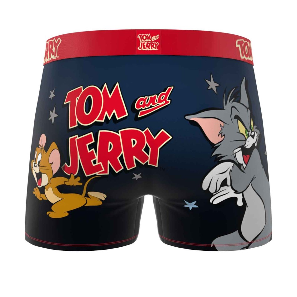 FREEGUN Boxers para hombre Tom & Jerry de microfibra