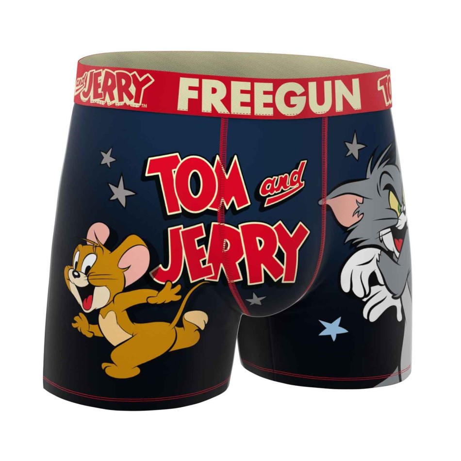 FREEGUN Men’s Tom & Jerry Microfibre Boxer Shorts