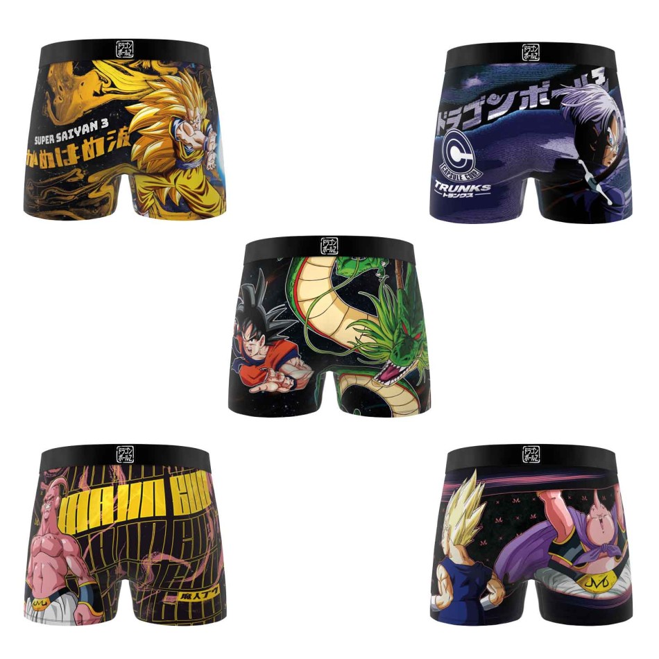 Boxershorts FREEGUN DBZ | Boxer Lot Dragon Ball Z Underkläder / French Market