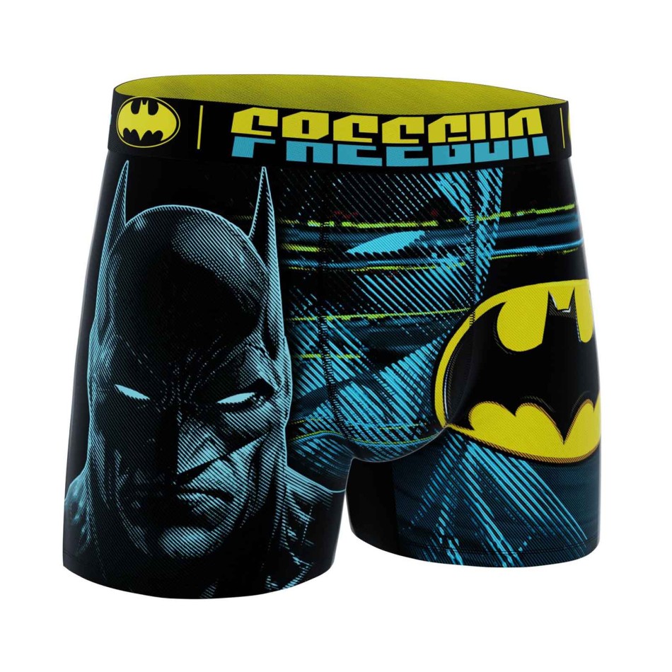 FREEGUN Lote de 5 calzoncillos boxer para hombre de Batman Gotham City