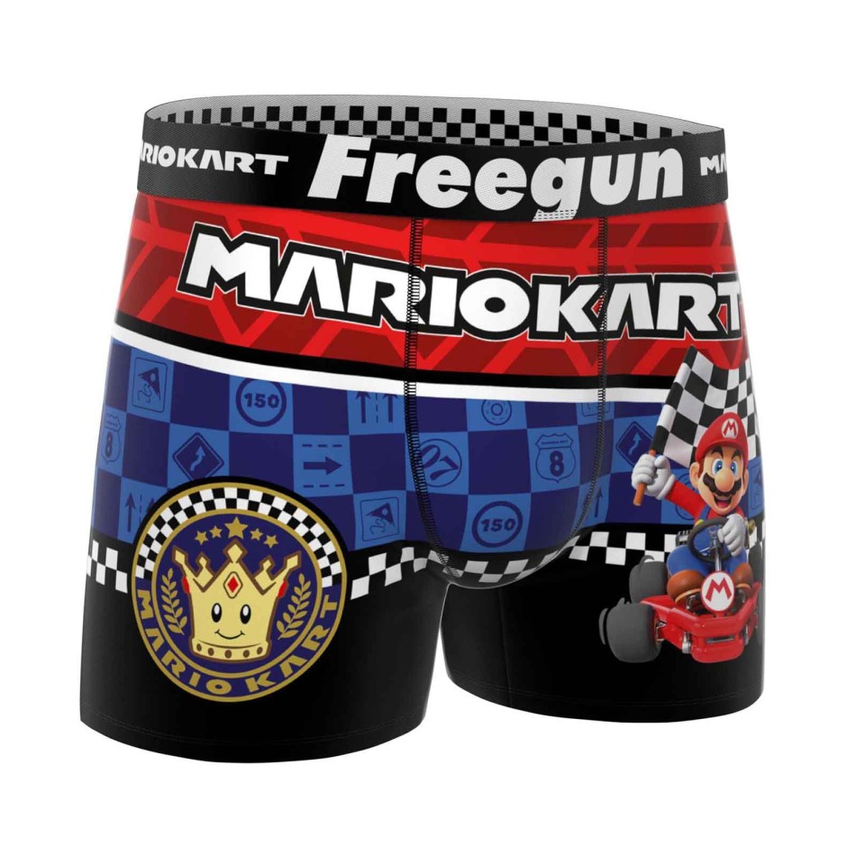 FREEGUN Boxershort voor heren Super Mario Kart Racing Team