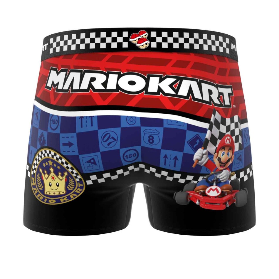 FREEGUN Men's Boxer Shorts: Super Mario Kart Racing Team