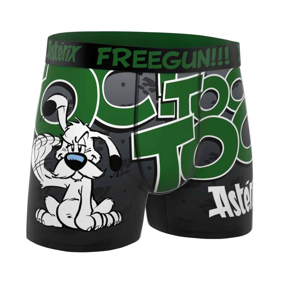 FREEGUN Lot de 4 Boxers Garçon Microfibre "Astérix et Obélix"