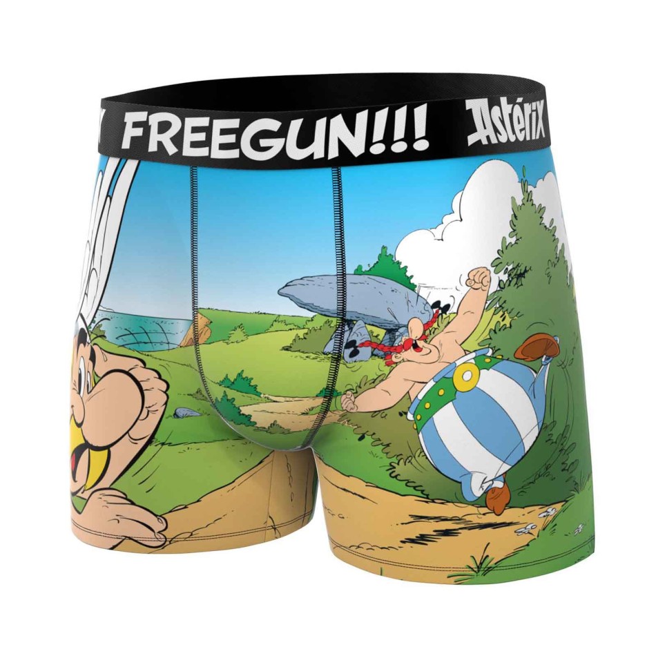 FREEGUN 3-pack boxershorts för pojkar med Astérix och Obélix