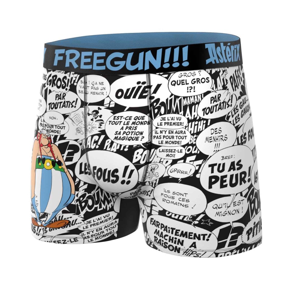 FREEGUN 3-pack boxershorts för pojkar med Astérix och Obélix