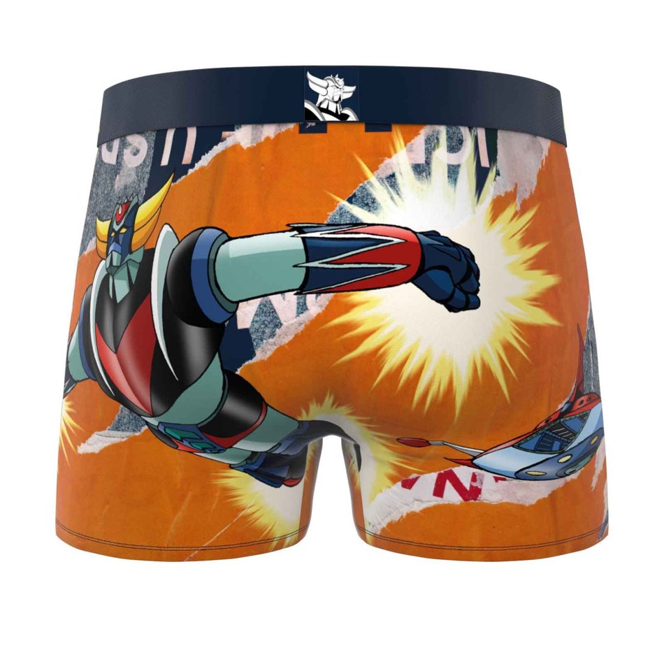 FREEGUN Boxer Uomo in Microfibra GOLDRAKE Grendizer