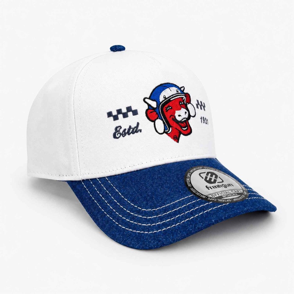 Casquette FREEGUN La Vache qui rit Aviator Denim