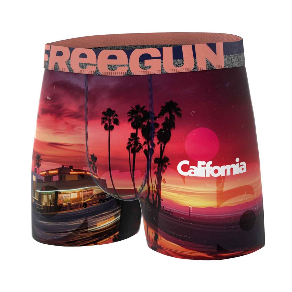 FREEGUN Herren-Boxershorts Premium Summer Surf | French Market