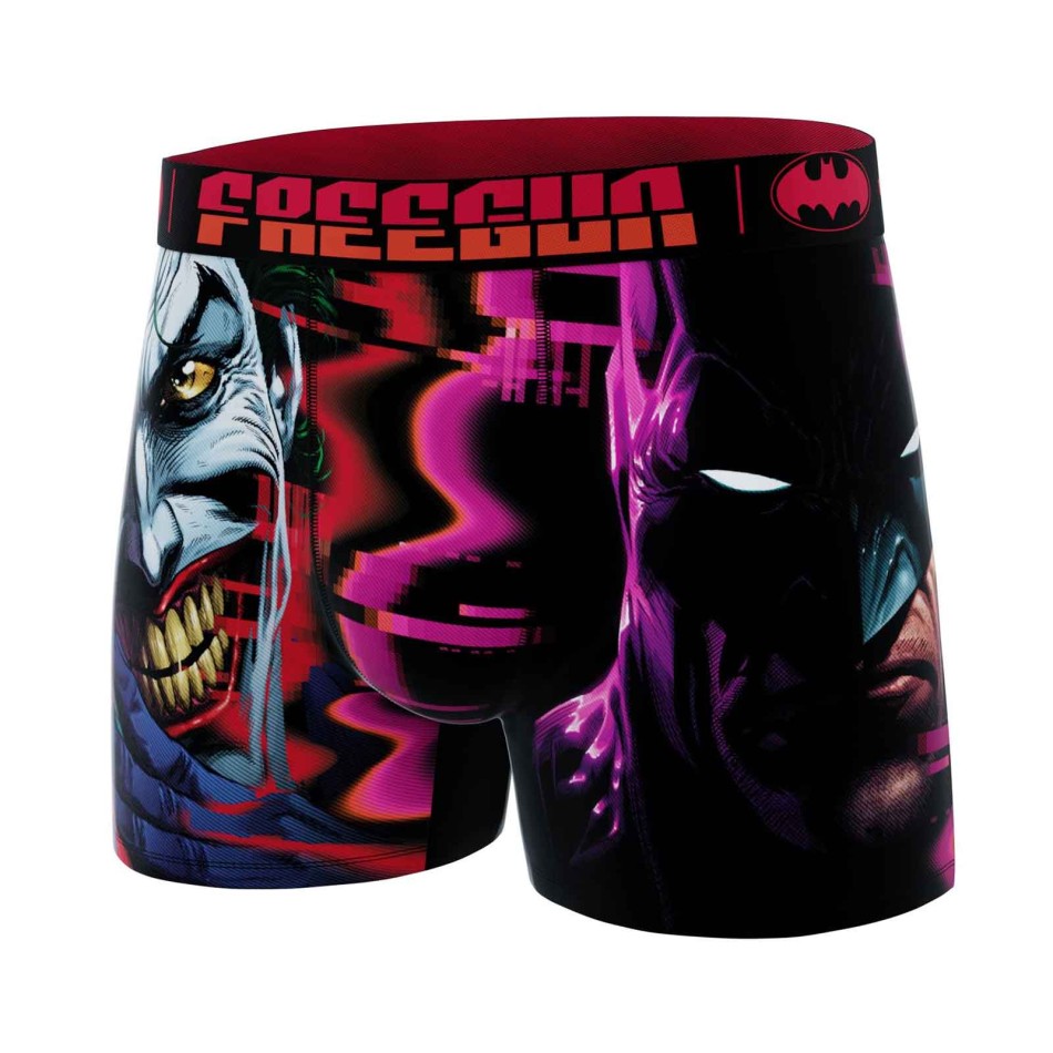 FREEGUN Lot de 5 Boxers Garçon Batman Gotham City