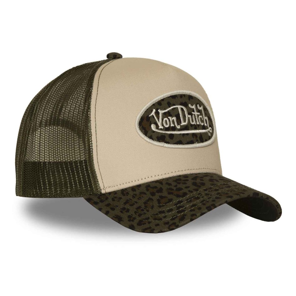 Casquette Trucker Léopard Safari VON DUTCH | French Market