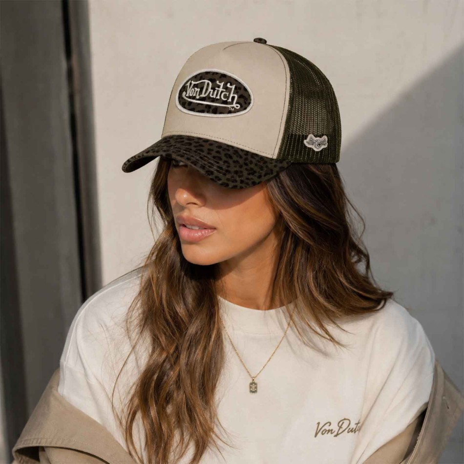 Gorra Trucker «Leopardo Safari» de VON DUTCH | French Market