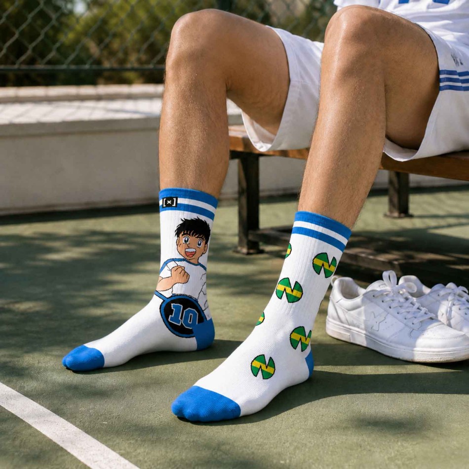 CAPSLAB Captain Tsubasa Tennis Sports Socks | French Market