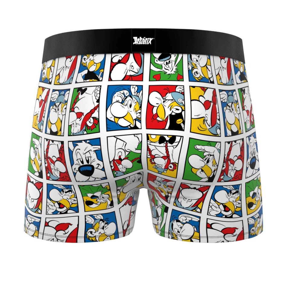 FREEGUN Boxer da uomo in cotone Asterix | Comfort e fumetti