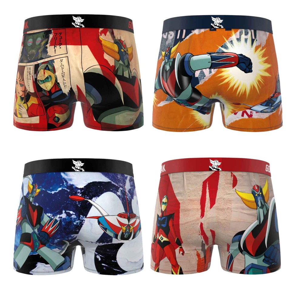 Boxer Goldorak Set di 4 Freegun Uomo | French Market