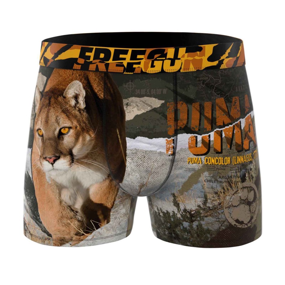 Boxer Homme Microfibre Puma FREEGUN | Animal