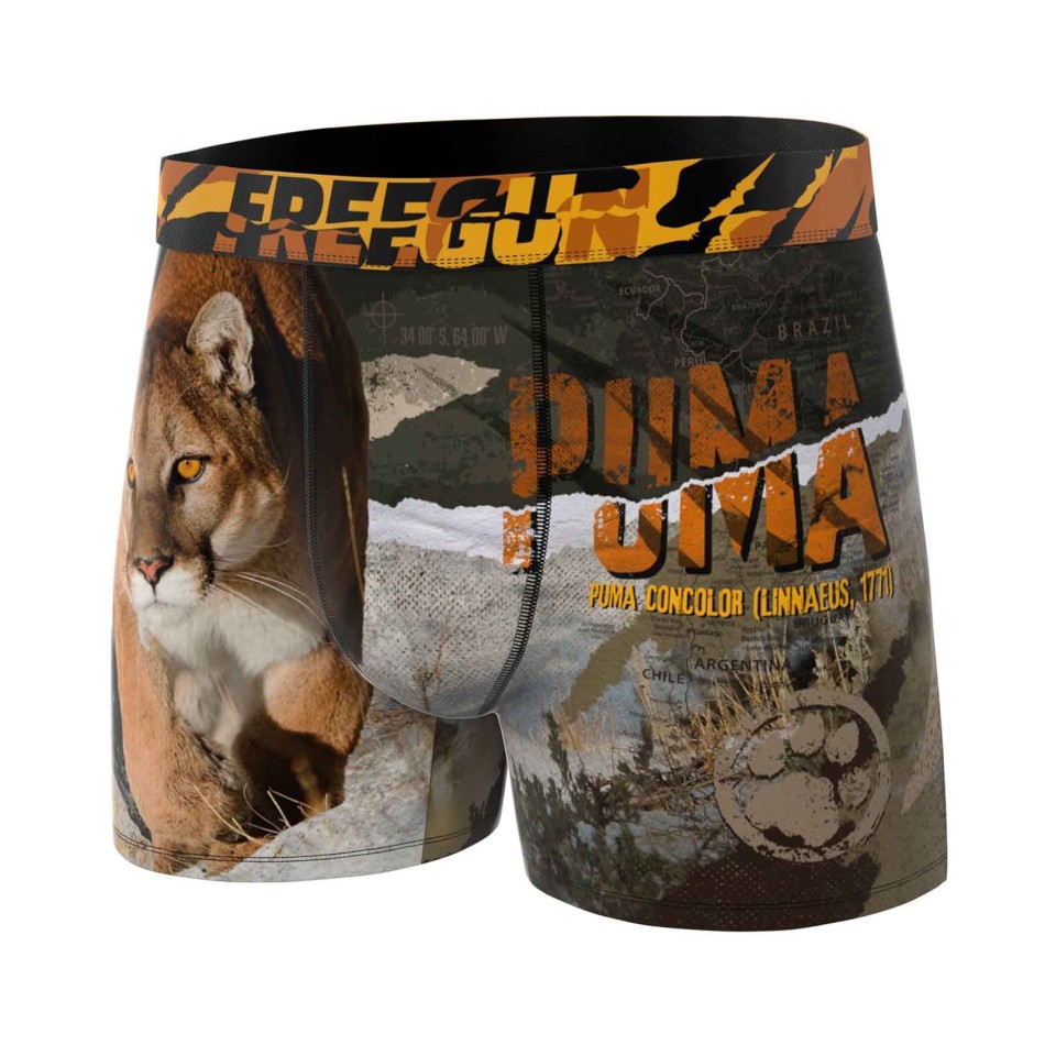Boxer Homme Microfibre Puma FREEGUN | Animal