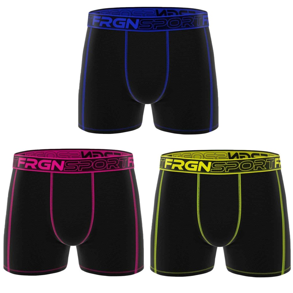 Lot 3 Boxers Homme Freegun Sport Microfibre | French Market