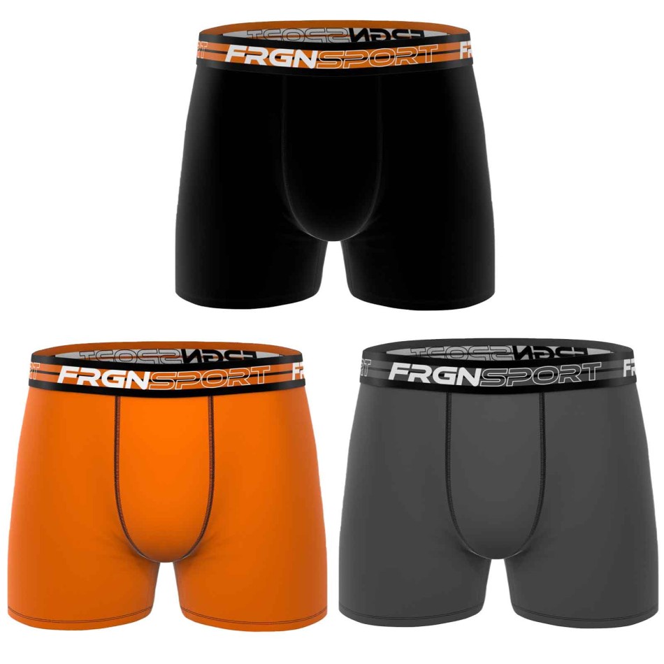 Lot 3 Boxers Homme Freegun Sport Clim Control | French Market