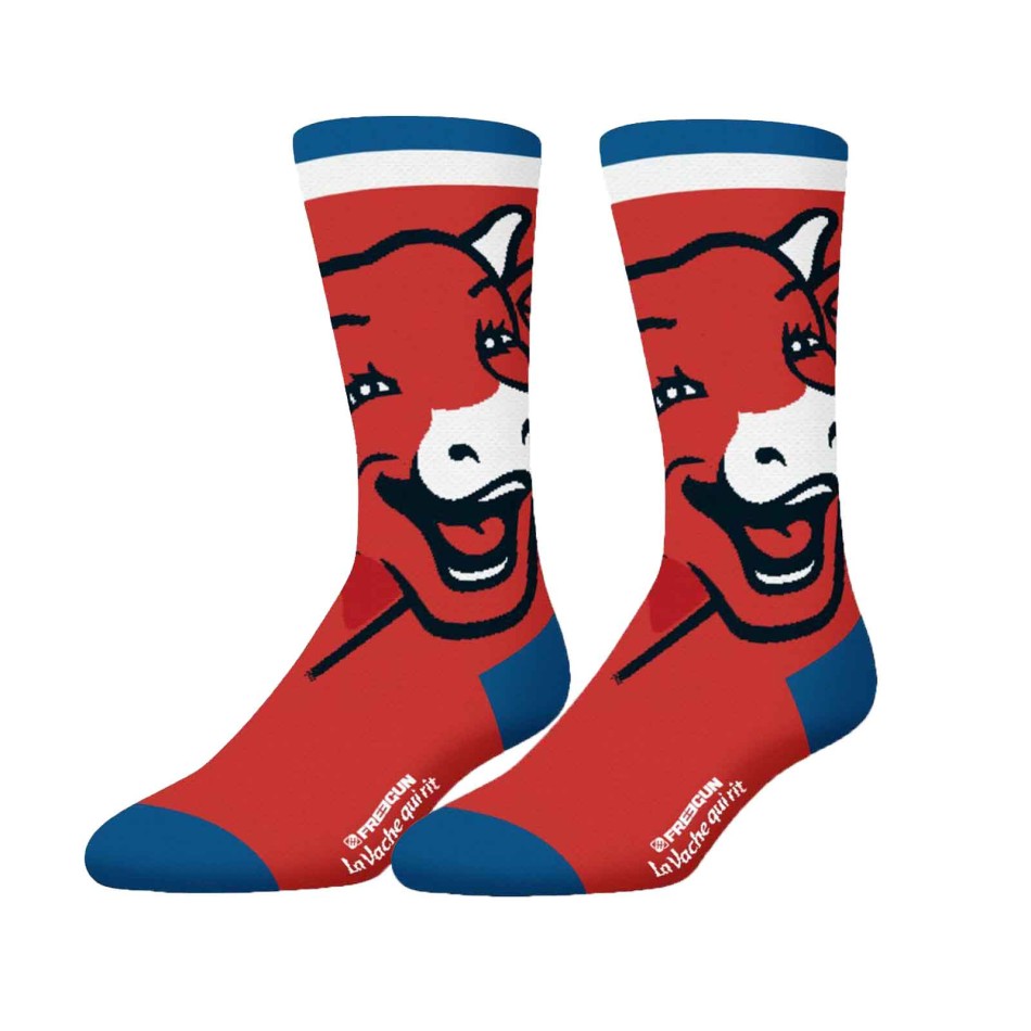 Lot 4 Chaussettes Fantaisie La Vache qui rit Freegun | French Market