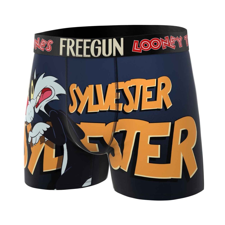 FREEGUN 4er-Pack Herren-Boxershorts aus Mikrofaser mit Looney-Tunes-Motiven | French Market