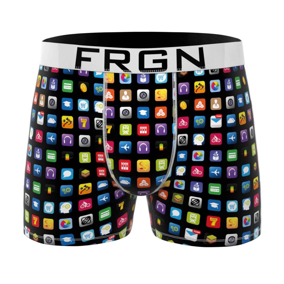 Boxer da uomo Premium in microfibra Icons Apps FRGN | French Market