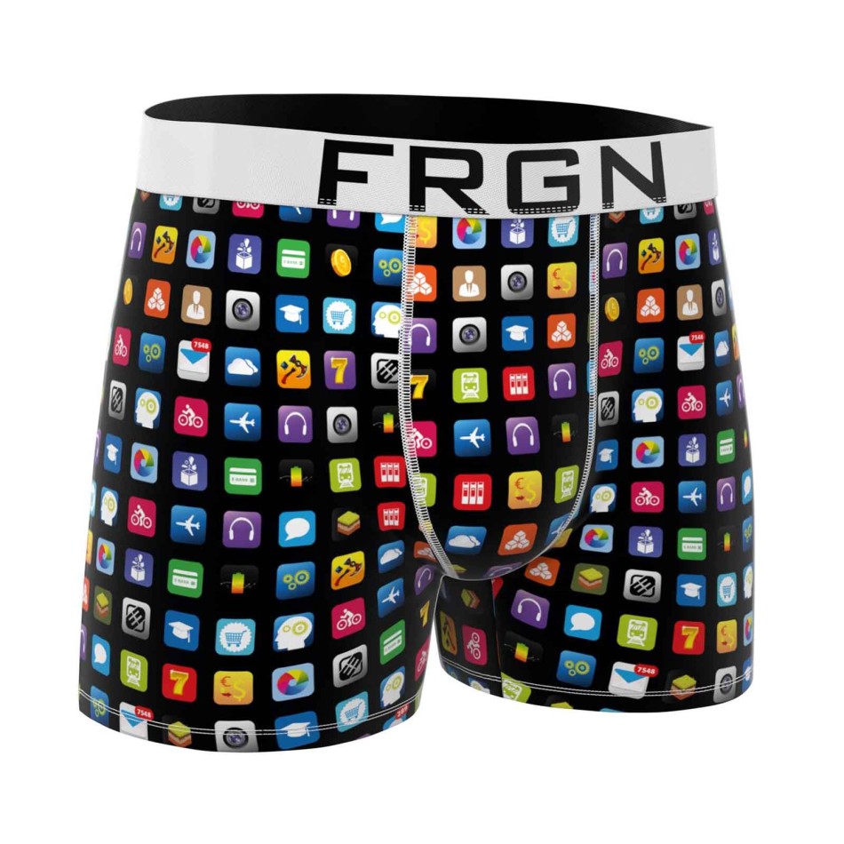 Boxer da uomo Premium in microfibra Icons Apps FRGN | French Market