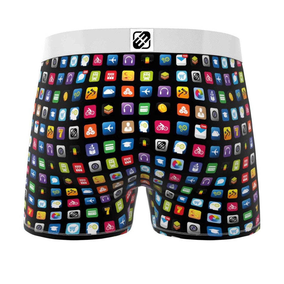Premium-boxershorts för män i mikrofiber – Icons Apps FRGN | French Market