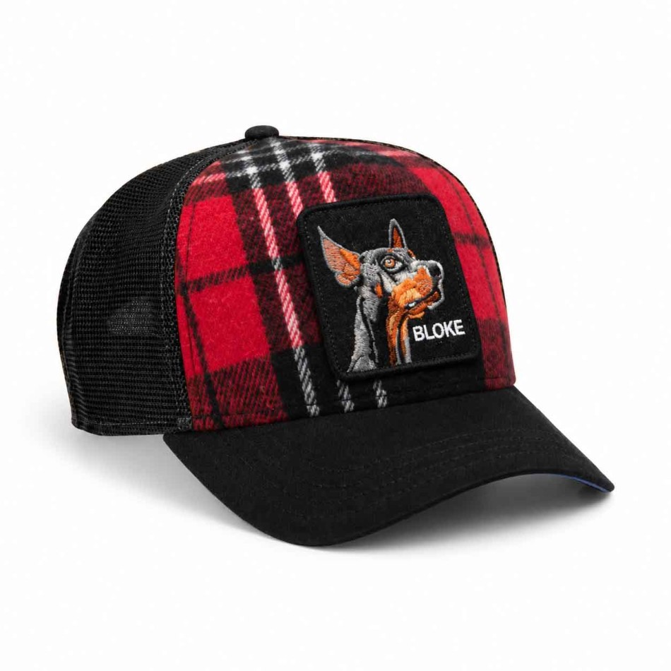 Casquette Trucker Goorin Bros Doberman Brit Bloke Tartan | French Market