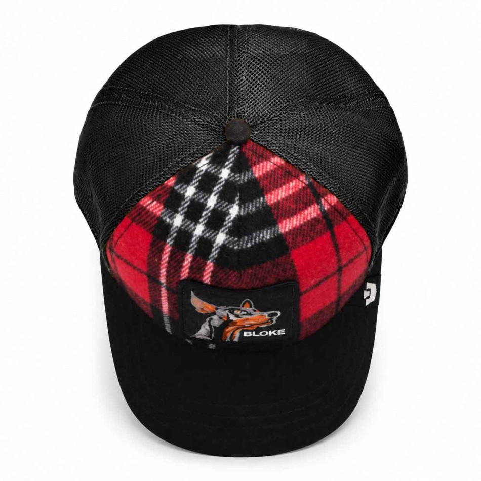 Goorin Bros -trucker-keps i Doberman Brit Bloke Tartan | French Market