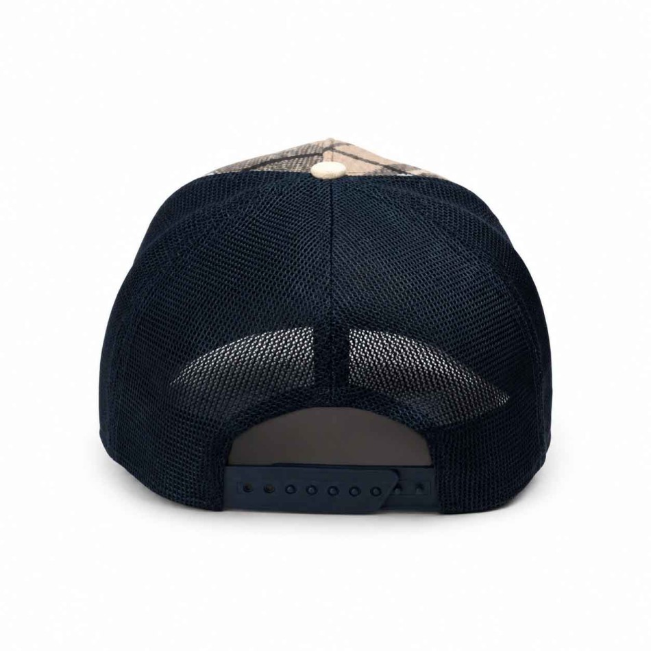 Casquette Trucker Goorin Bros "Brit Cheeky" Tartan | French Market