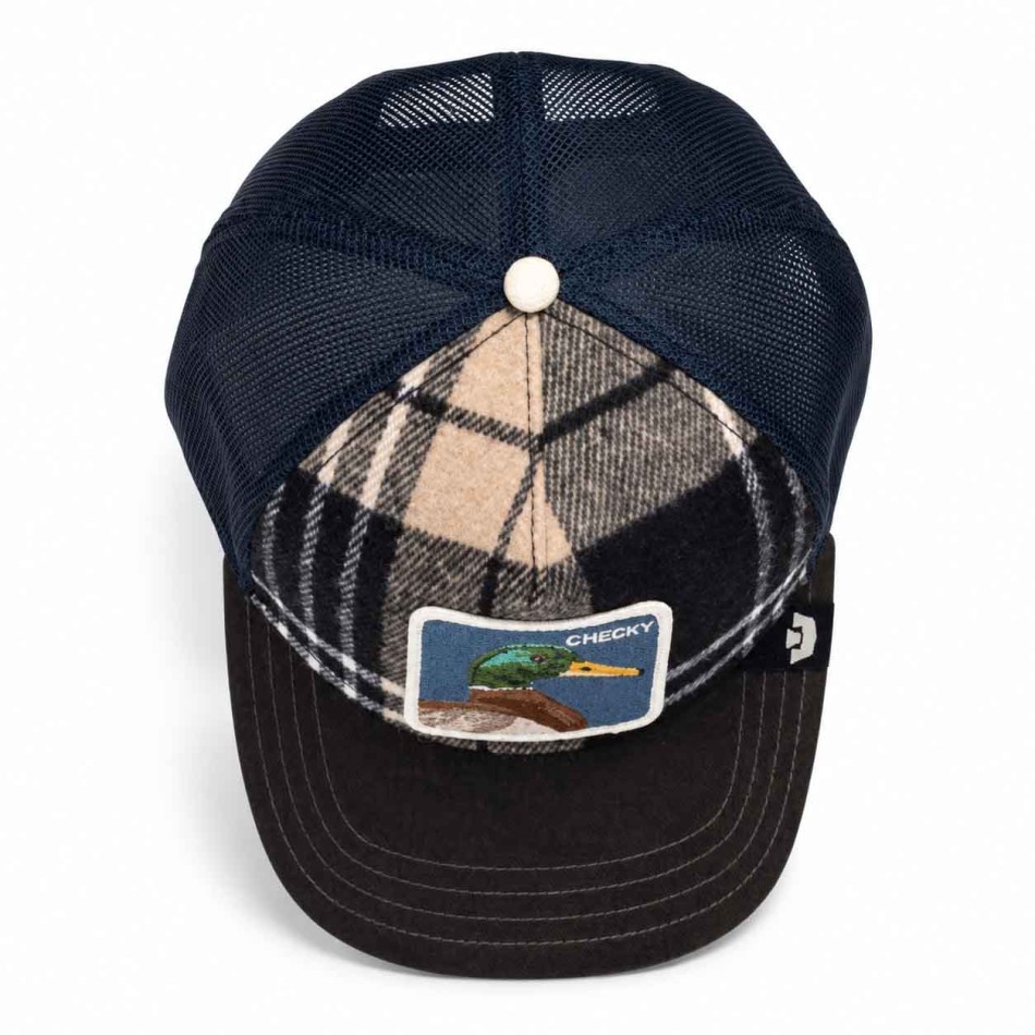 Casquette Trucker Goorin Bros "Brit Cheeky" Tartan | French Market