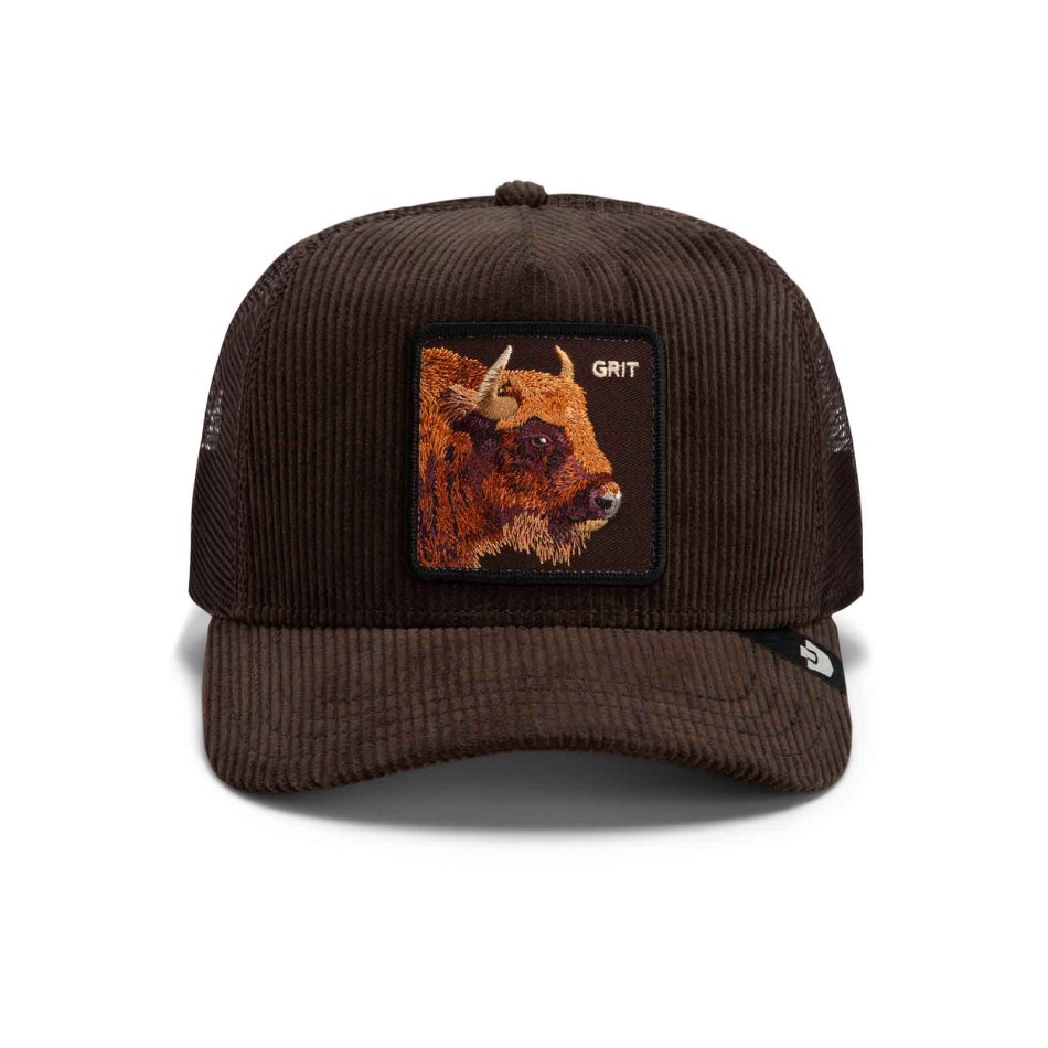 Gorra Trucker « Goorin Bros » de terciopelo «Grit» Bison | French Market