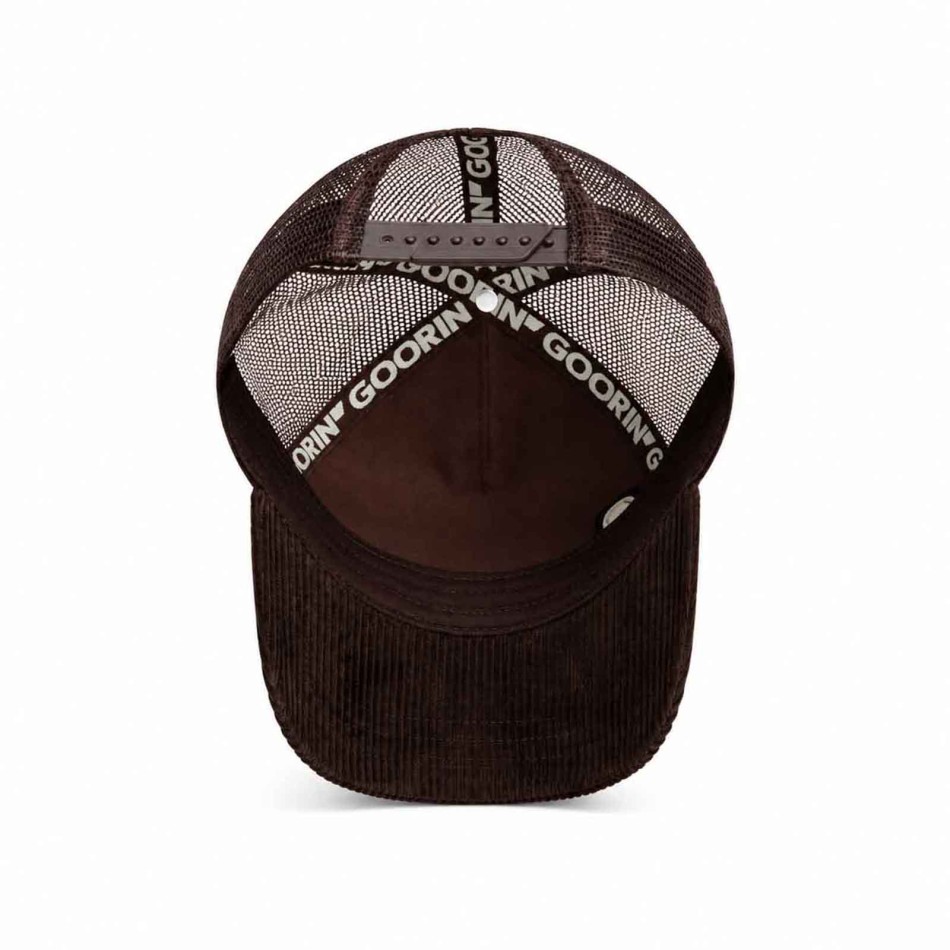 Goorin Bros -trucker-keps i ”Grit”-velour, färg: Bison | French Market
